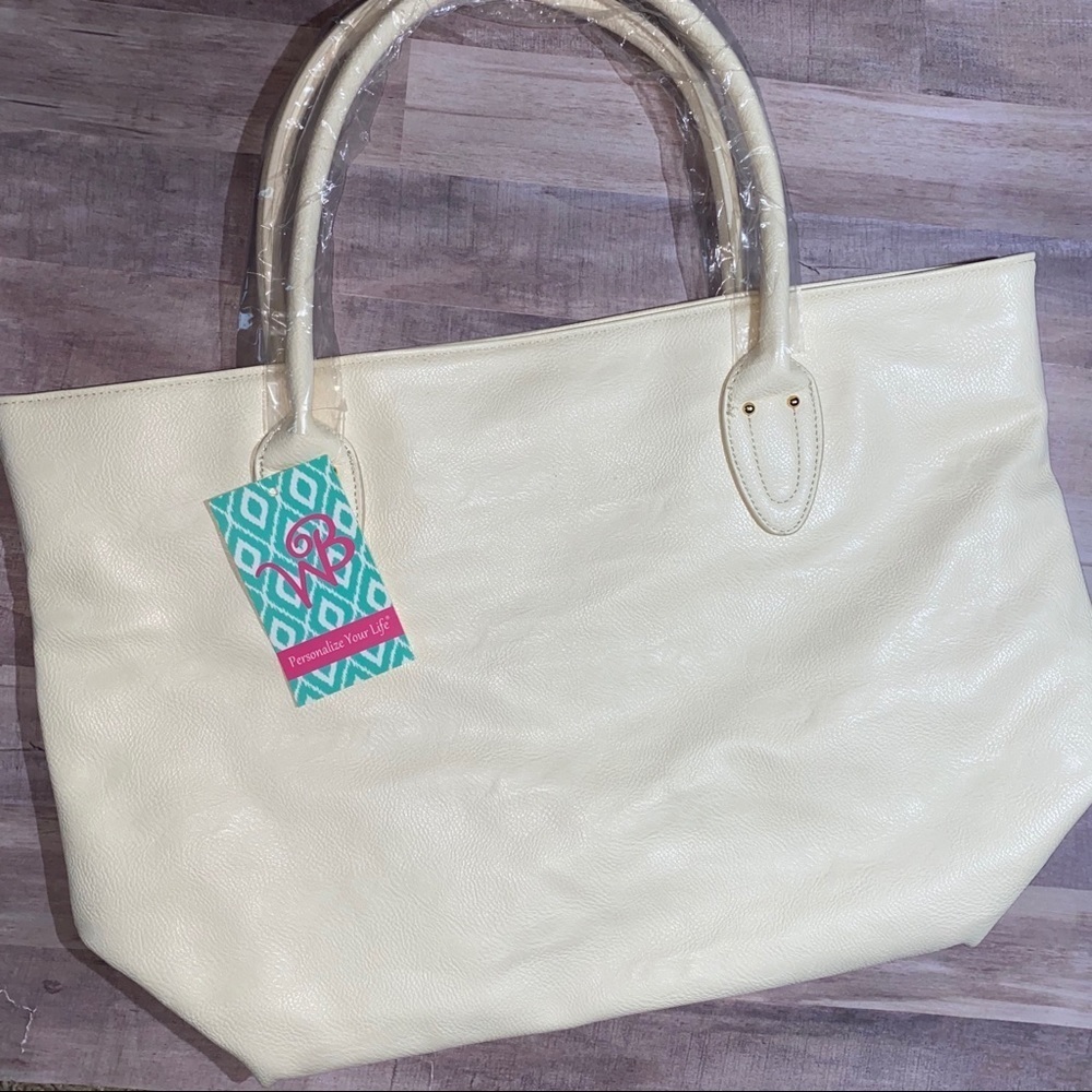 Wholesale Boutique Cream Tote Bag